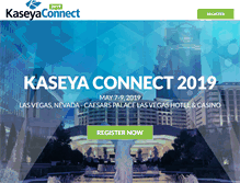 Tablet Screenshot of kaseyaconnect.com